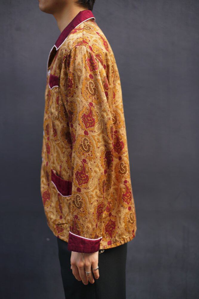 トップス 1960s- Euro vintage pajama shirt Euro Vintage Paisley Pattern Pajamas Shirt [1960s-] EURO Vintage