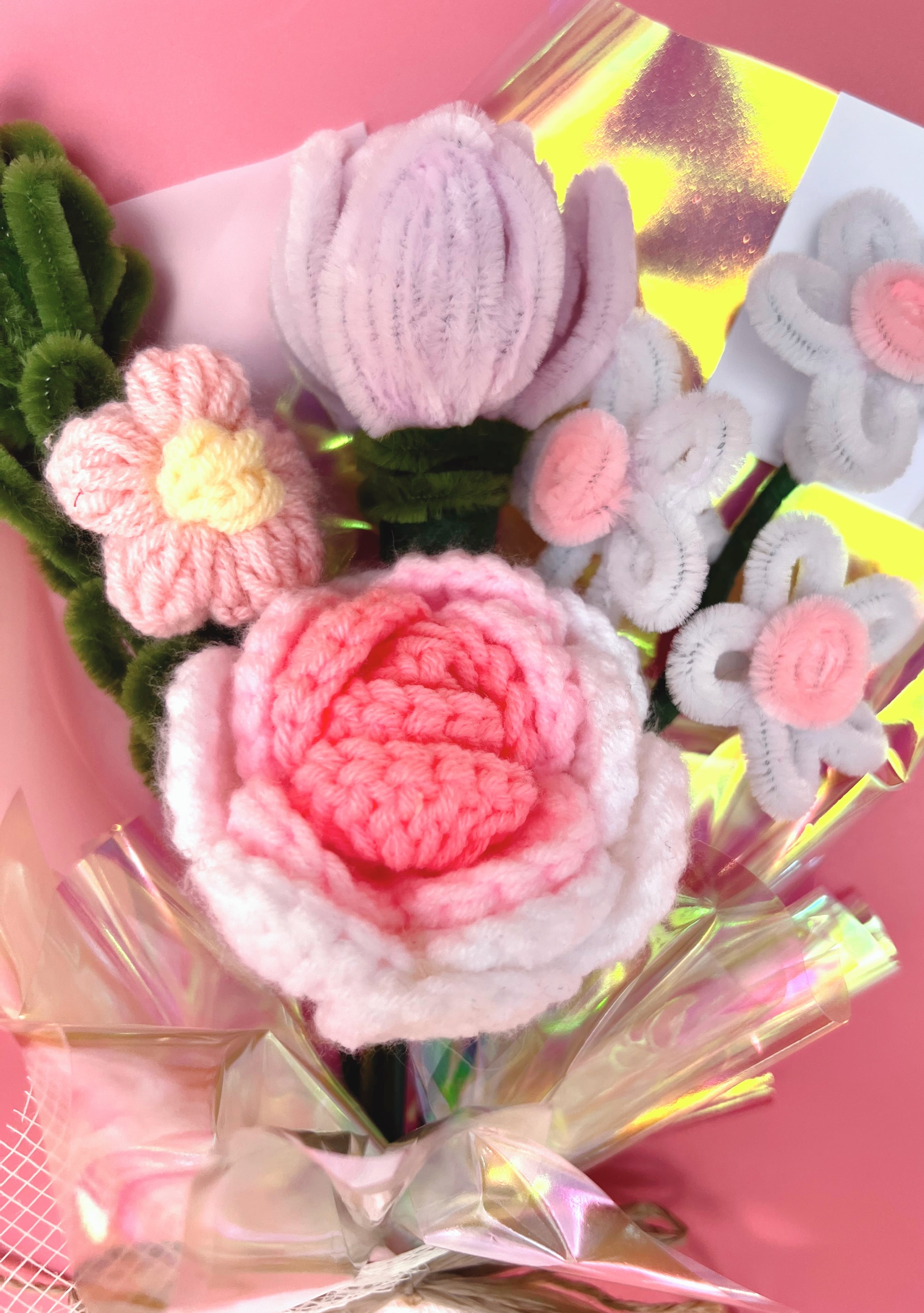 Holic】ニット、モールフラワーブーケP | Holic