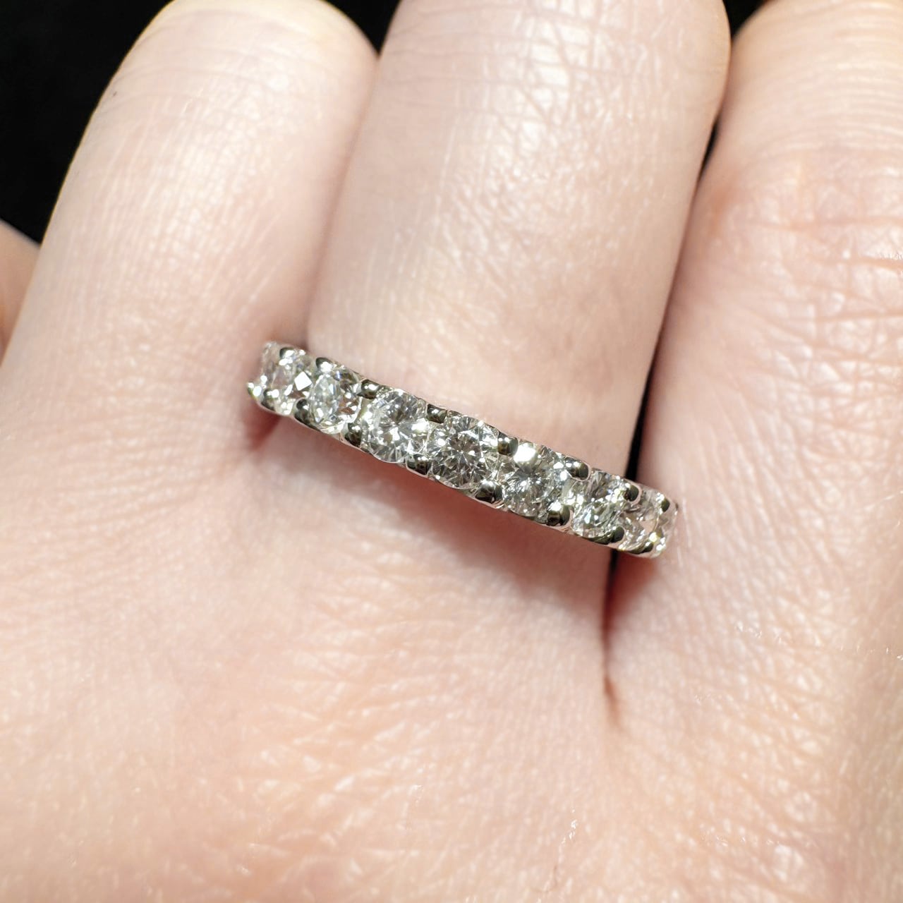 Pt900 0.81ct ダイヤモンド エタニティリング | カオキ | 日本最大級の