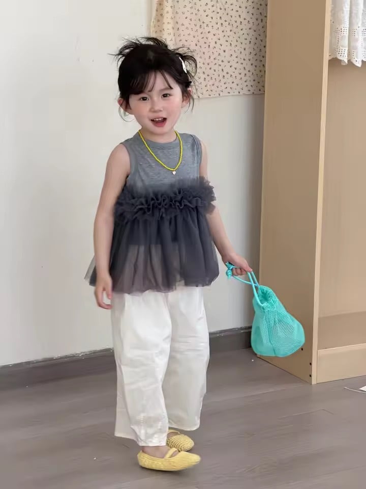 ハーフレースタンクトップ
