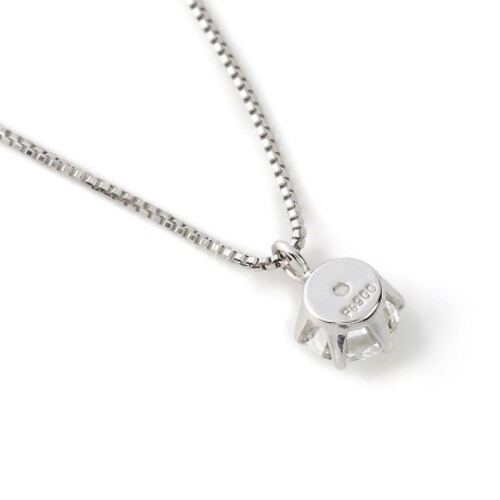 【87】0.25ct / E / VVS1 / 3EX【一粒ダイヤモンドネックレス】