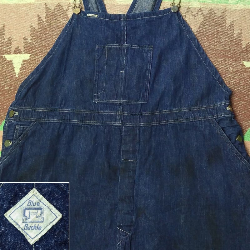 1920s～ BLUE BUCKLE Denim Overalls （実寸W42L30） | Wonder Wear 