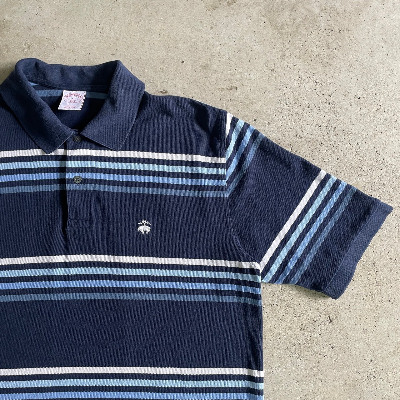 90年代 Brooks Brothers 346 ブルックスブラザーズ 鹿の子 ボーダー 