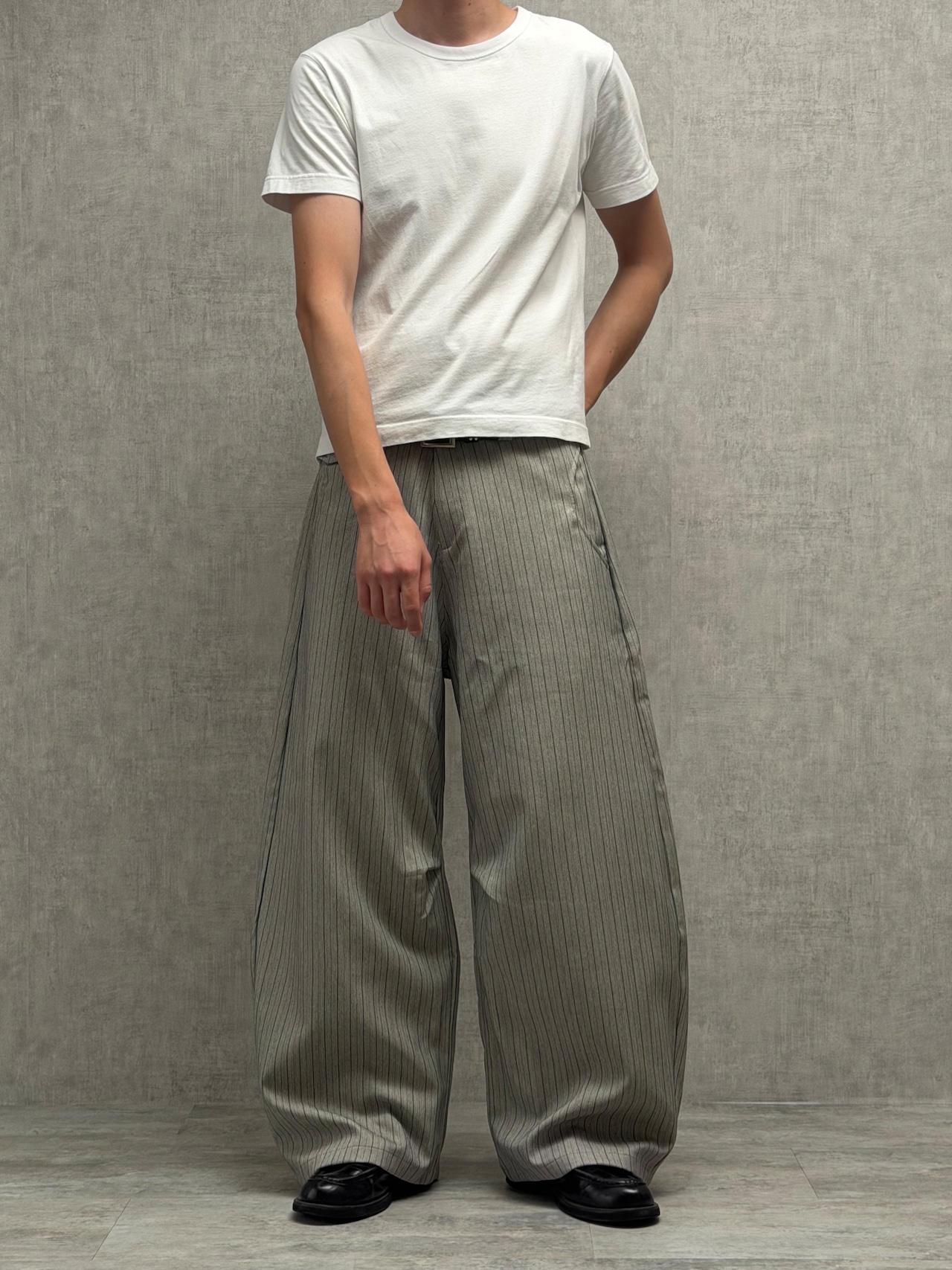Urban Stripe Wide Trousers