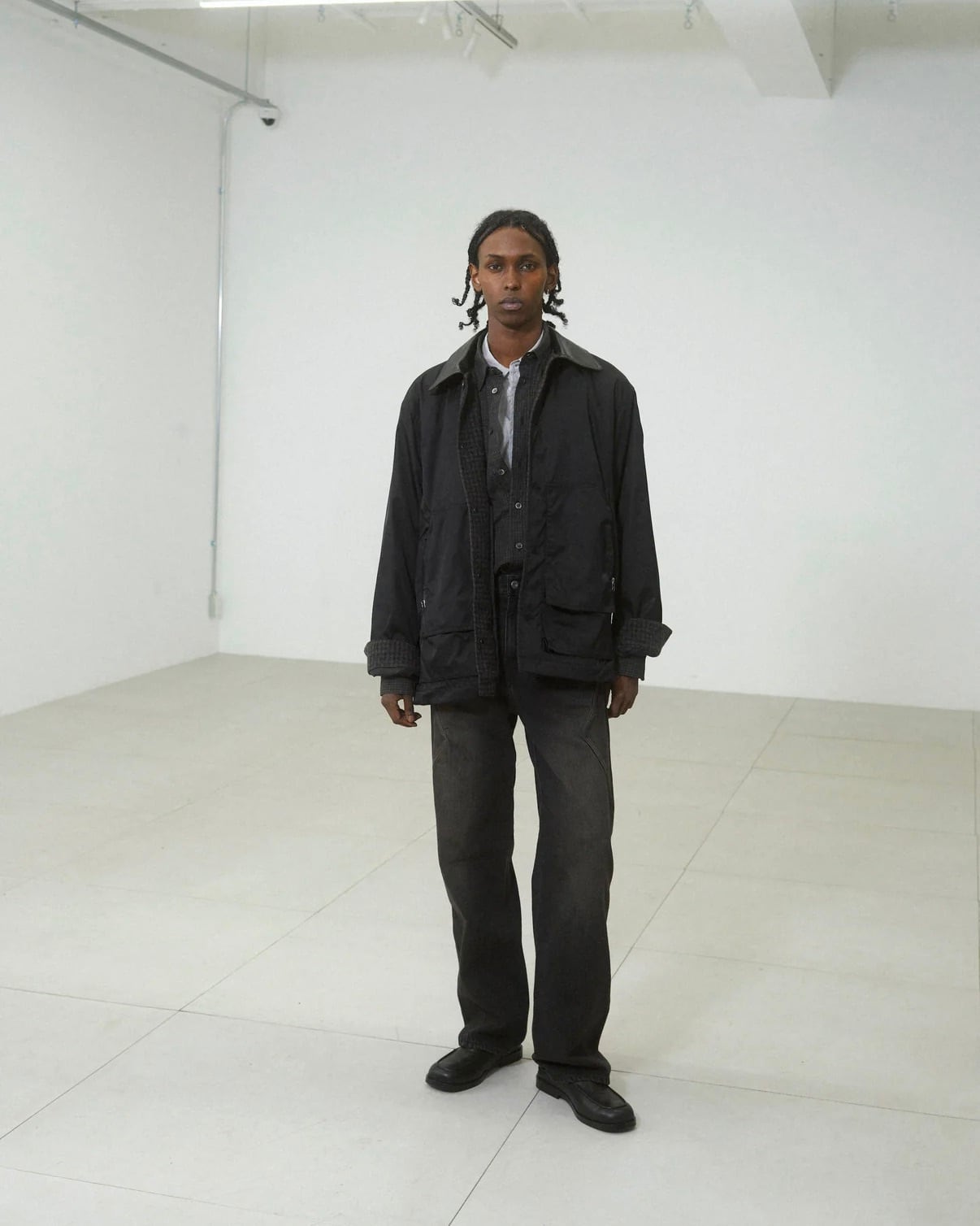 NTN】3D 5 POCKET PANTS BLACK BROWN | idealclasse