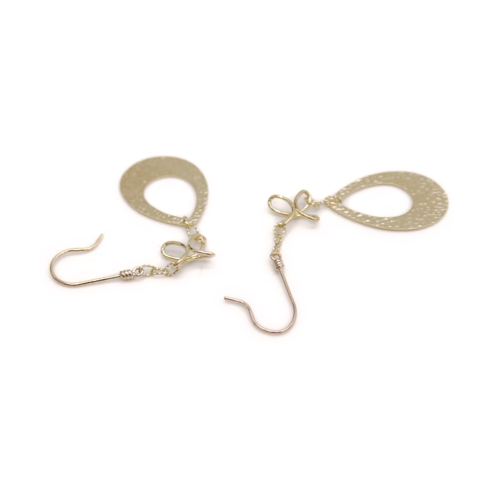 K18 デザインピアス 18金 フックピアス Y05251 | 大和屋質店 前橋三俣店