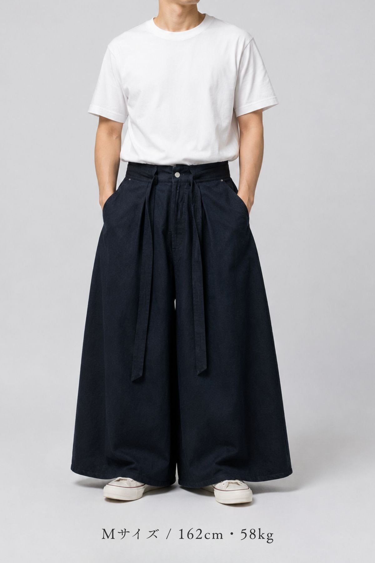 受注生産｜残りわずか】ブラックデニム袴｜BLACK DENIM HAKAMA｜日常に