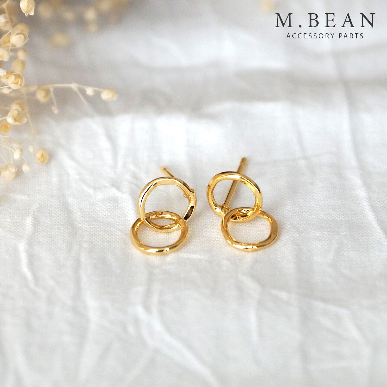 美品 未使用 保証書付 ルジアダ PG750 18K フープピアス 定番品♡-