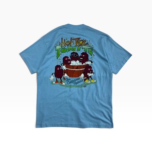 80s Good ”F” T-Shirt    ”The California Raisins” ザ   カリフォルニア   レーズンＴシャツ   グッドレギュラー ヘインズ フルーツ オニータ ラッセル