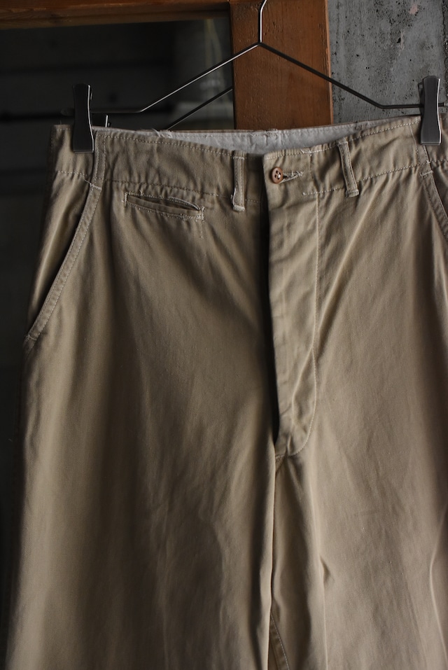 OK/40-50's "US.ARMY" - 45khaki - chino trousers.