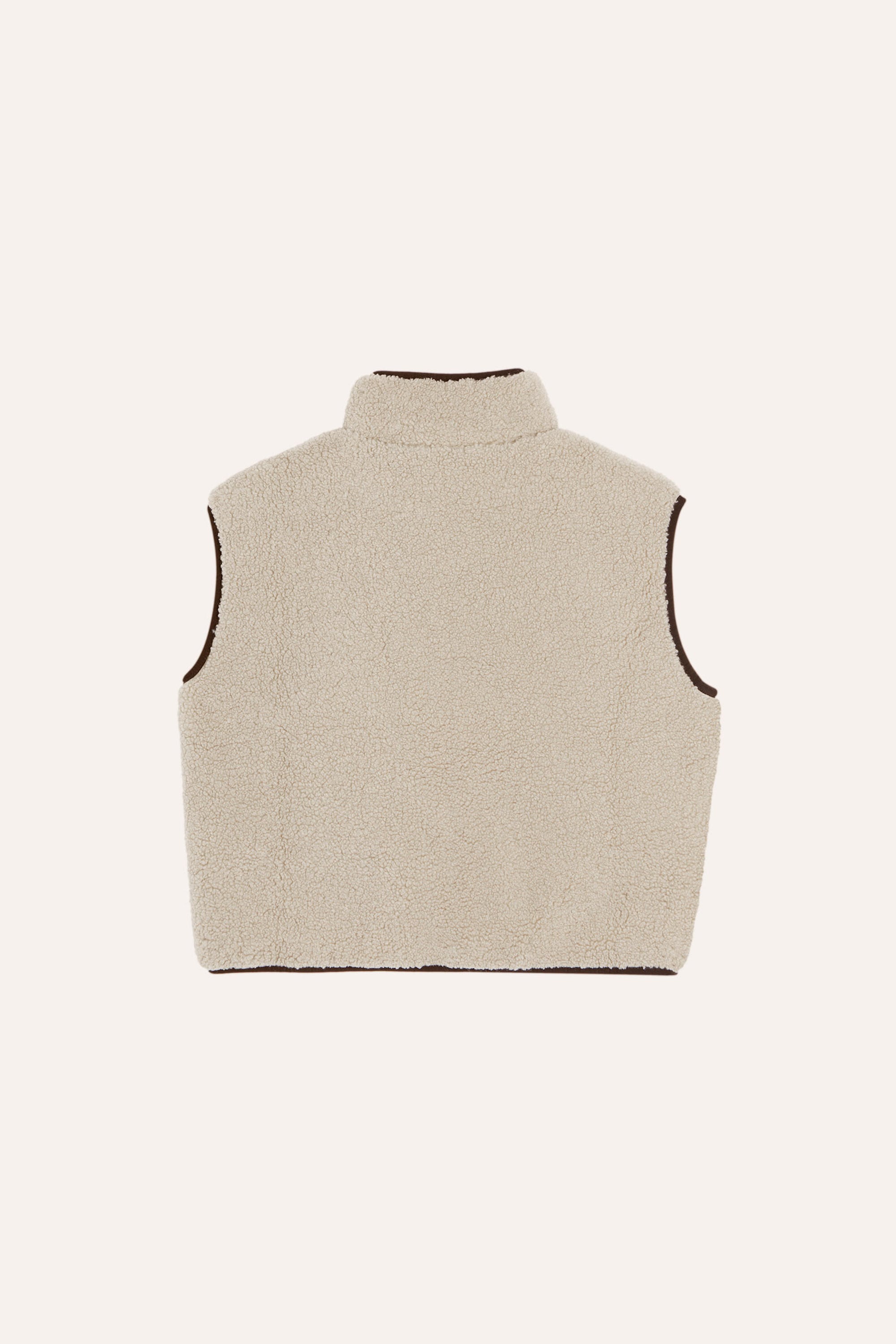 the campamento / Brown Teddy Kids Vest | HAKONIWA PRODUCTS  