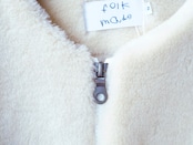 boa removable coat（F22AW-024） / コート / ivory / 110 -140 ｛ folk made 22AW ｝