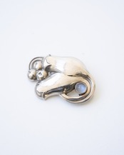 〈Georg Jensen〉Flower Brooch 100B