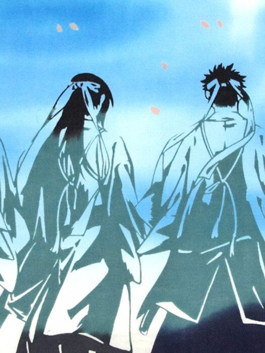 手ぬぐい 薄桜鬼 桜舞う 新選組 [D37] | Rumi Rock Store