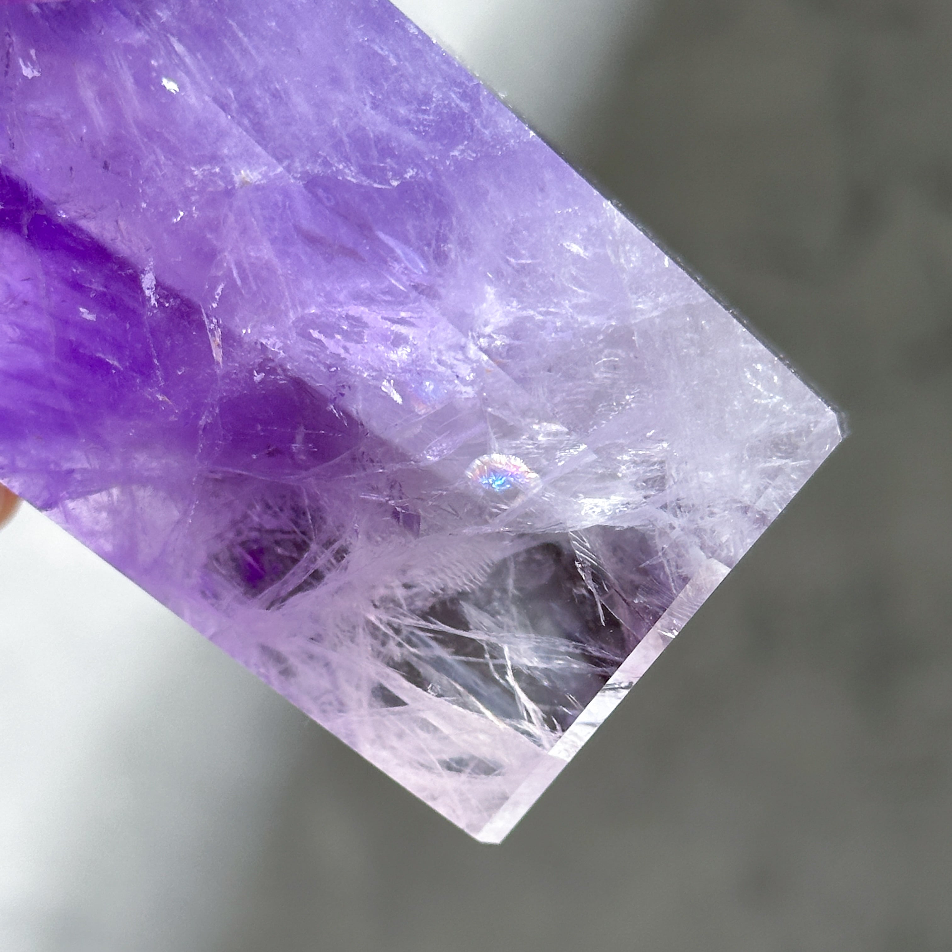 虹◎アメジスト タワー83◇ Amethyst ◇天然石・鉱物・パワーストーン