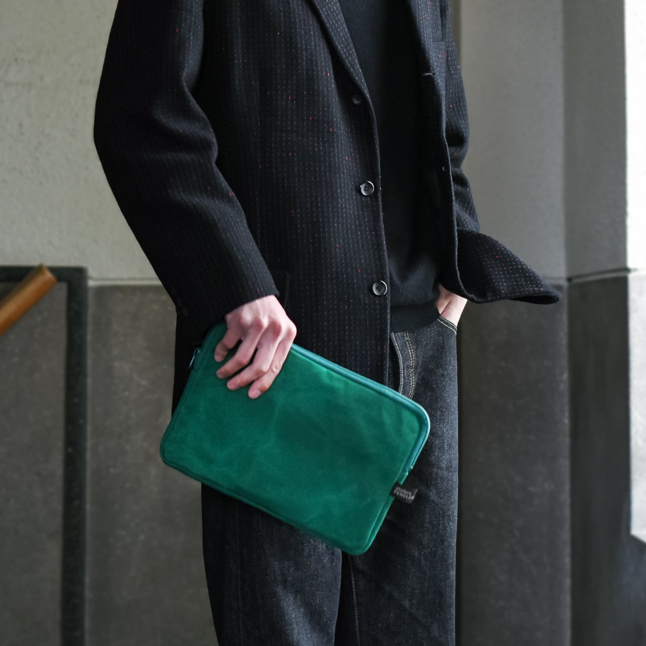 10号帆布の小型ポーチ（S：B5サイズ）4色》Hold Pouch ホールドポーチ