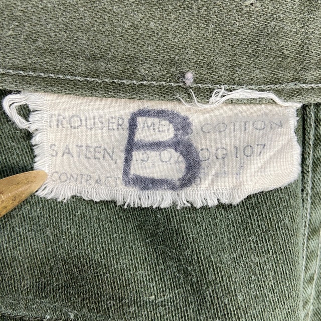 60s USARMY ベイカーパンツ　2nd OG107 初期　軍物　ミリタリー