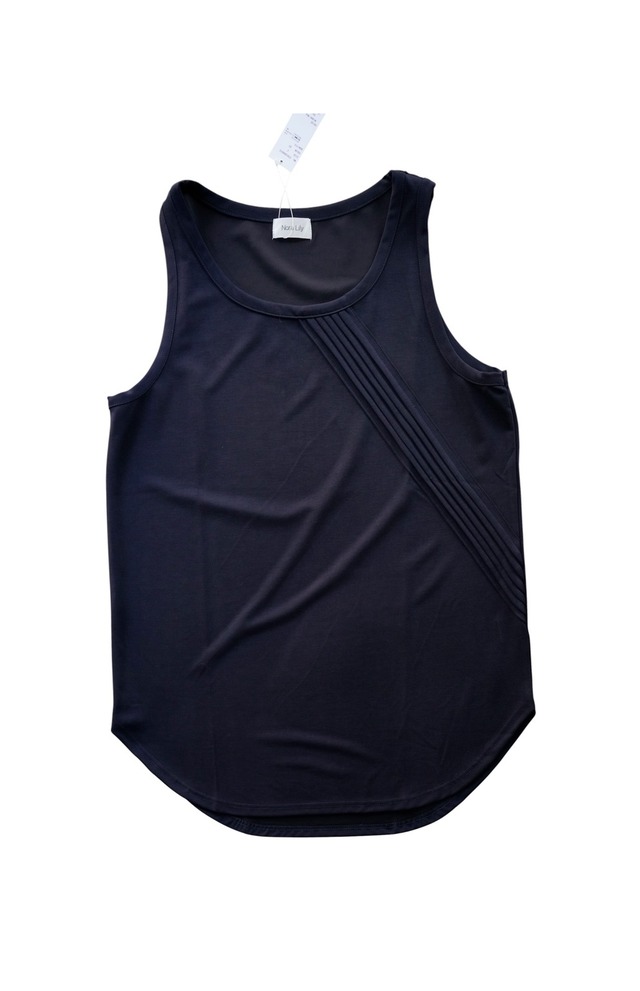 【Nora Lily】Diagonal Tuck Long Tank