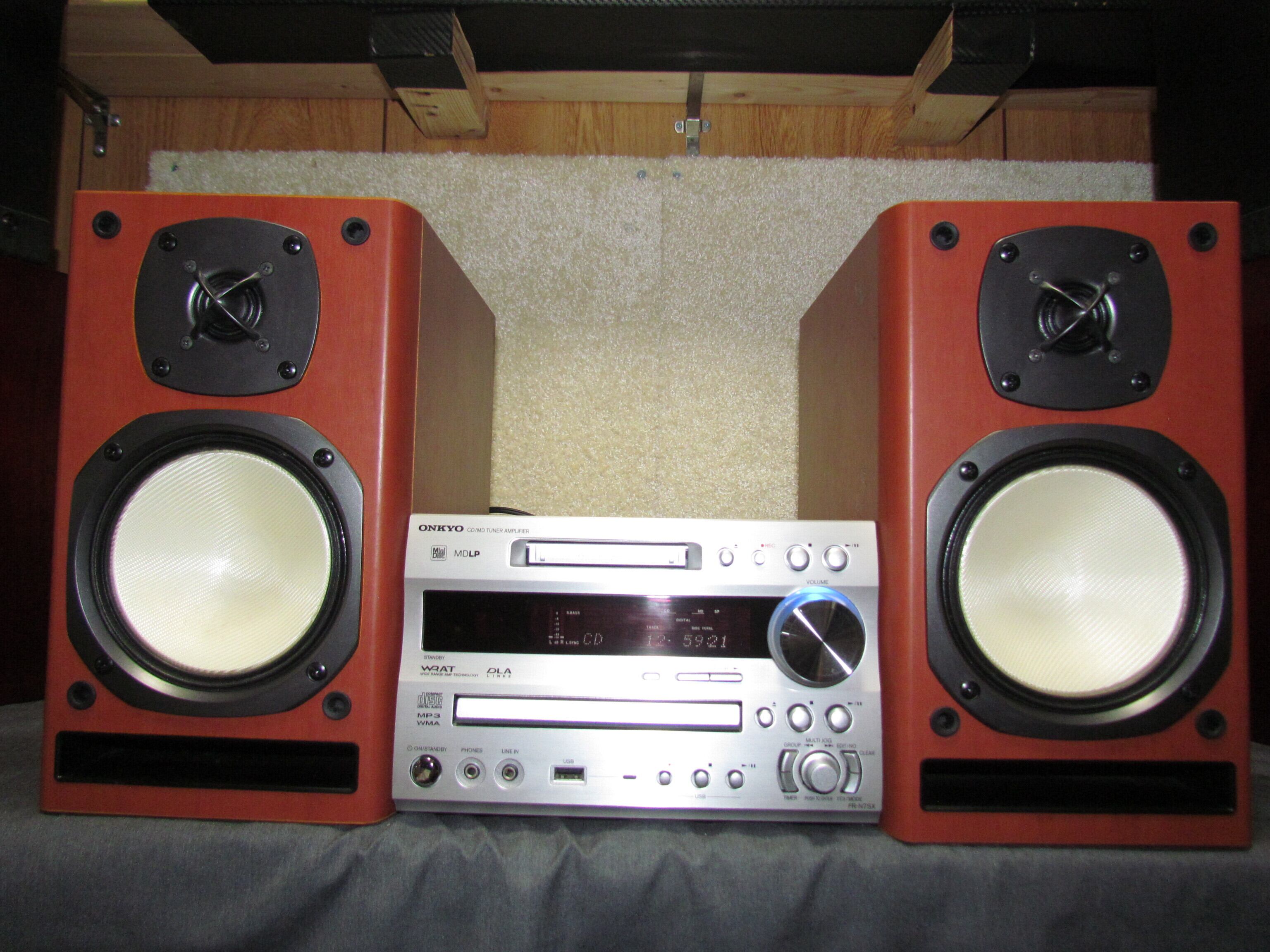 レンズ新品!機能充実!】ONKYO FR-N7SX & D-N7SX MD/CD/USB/チューナ