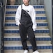 USA VINTAGE BLACK DENIM DESIGN OVERALL/アメリカ古着ブラックデニムデザインオーバーオール