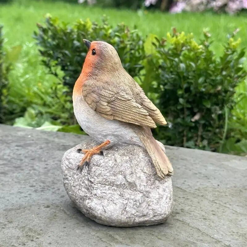 置物 オブジェ ロビン 鳥 樹脂 ガーデン おしゃれ かわいい インテリア