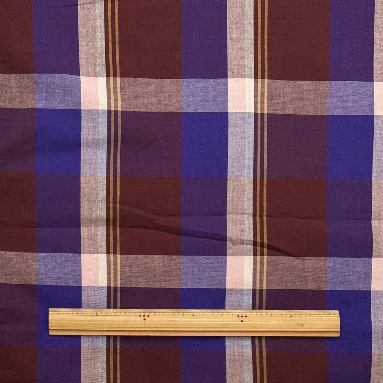 TB940◆3m◆M◆綿100%先染めシーチング生地◆チェックカラフル