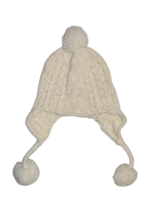 DoReMi Unique Series – white knit hat