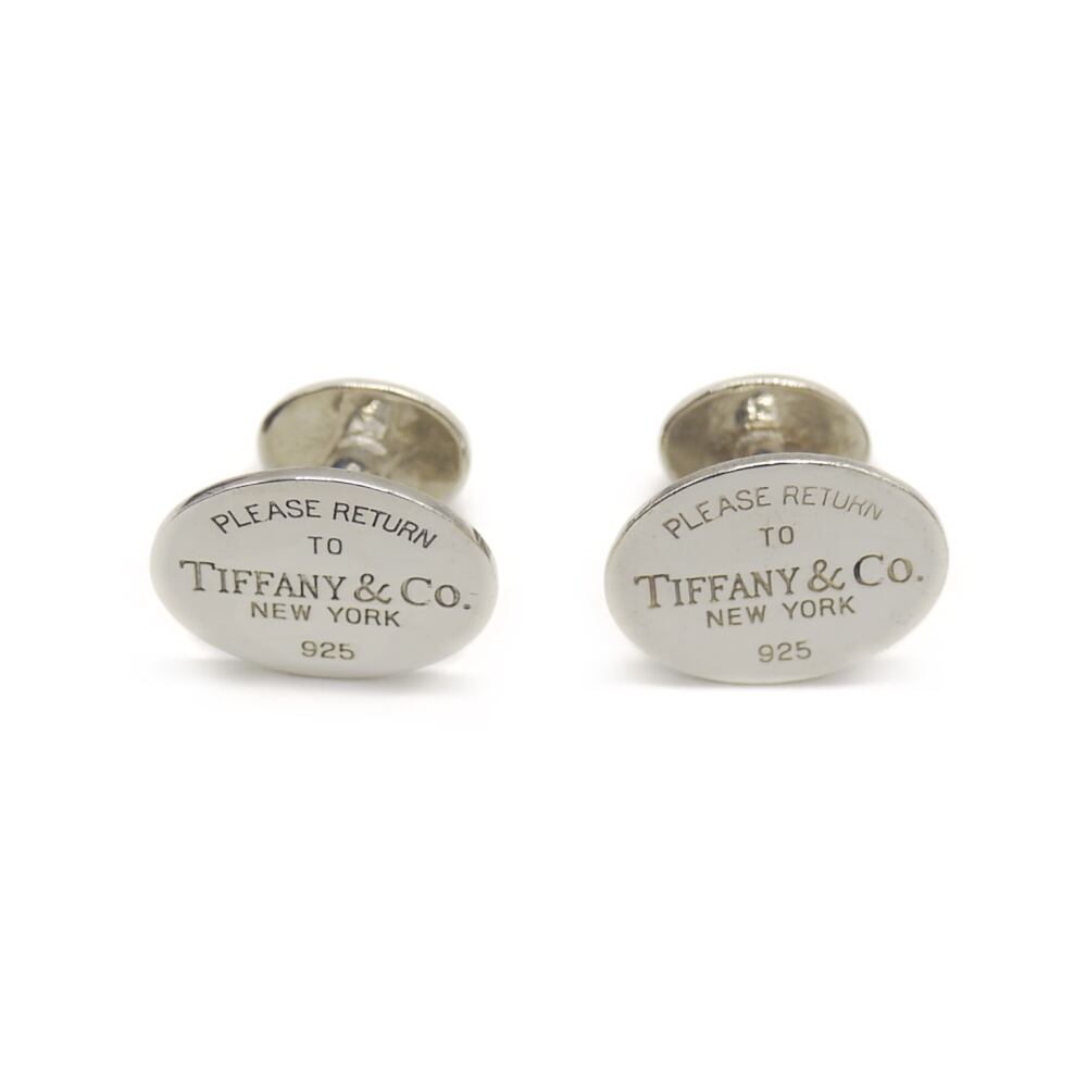 3006-17 保存箱付き✨Tiffany リターントゥ　オーバル　カフス ティファニー 925 リターントゥ オーバル カフス スターリングシルバー
