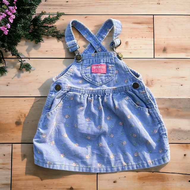 【KIDS】vintage OshKosh corduroy one-piece size:18month