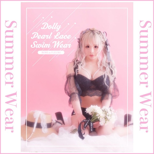 【即納】Dolly pearl lace swim wear(fm2364)【返品不可】【税込】