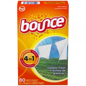 Bounce Outdoor Fresh 4-In-1 Dryer Fabric Softener Sheets 80 Pk