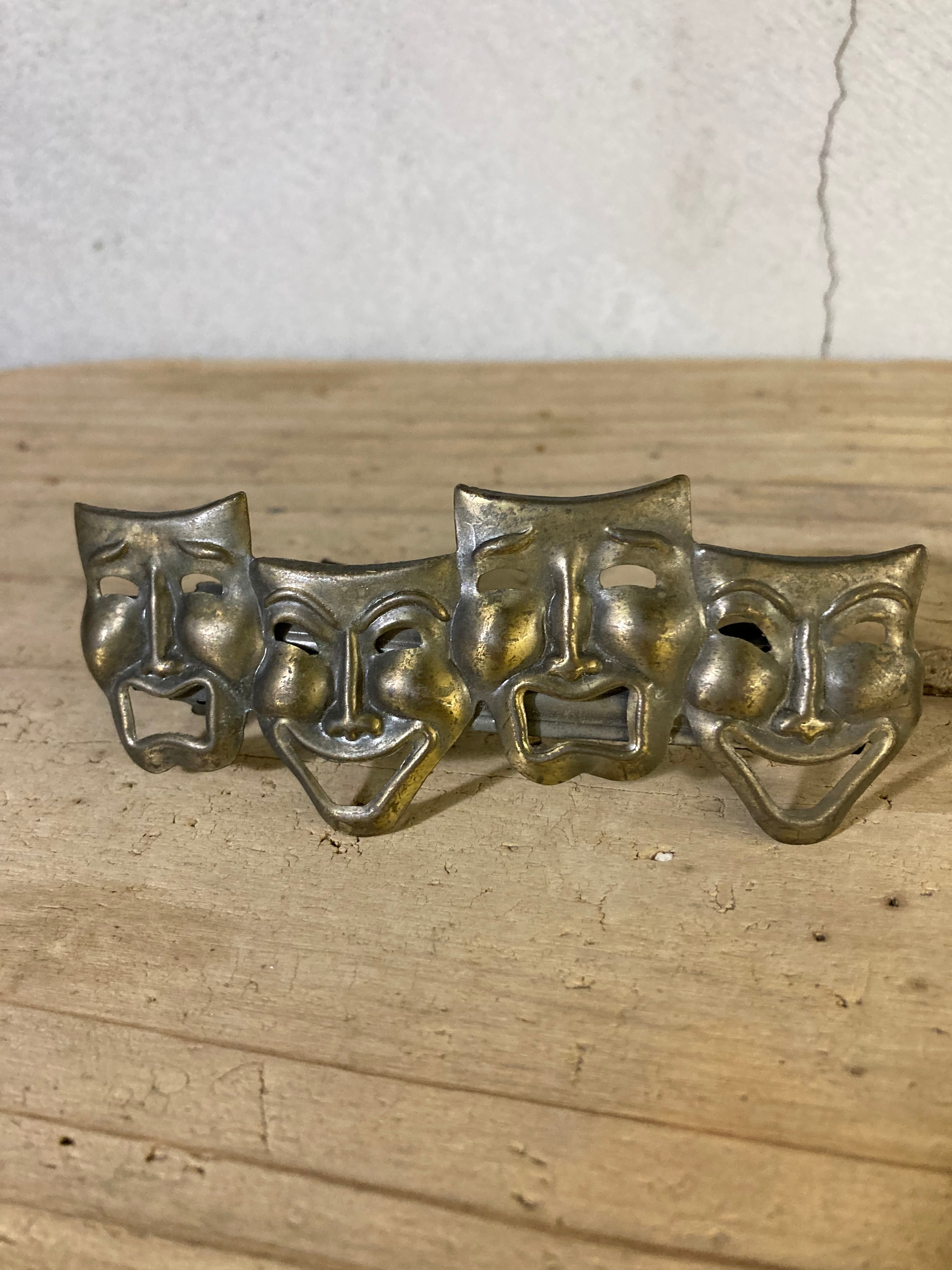 VINTAGE TWO FACE BARRETTE