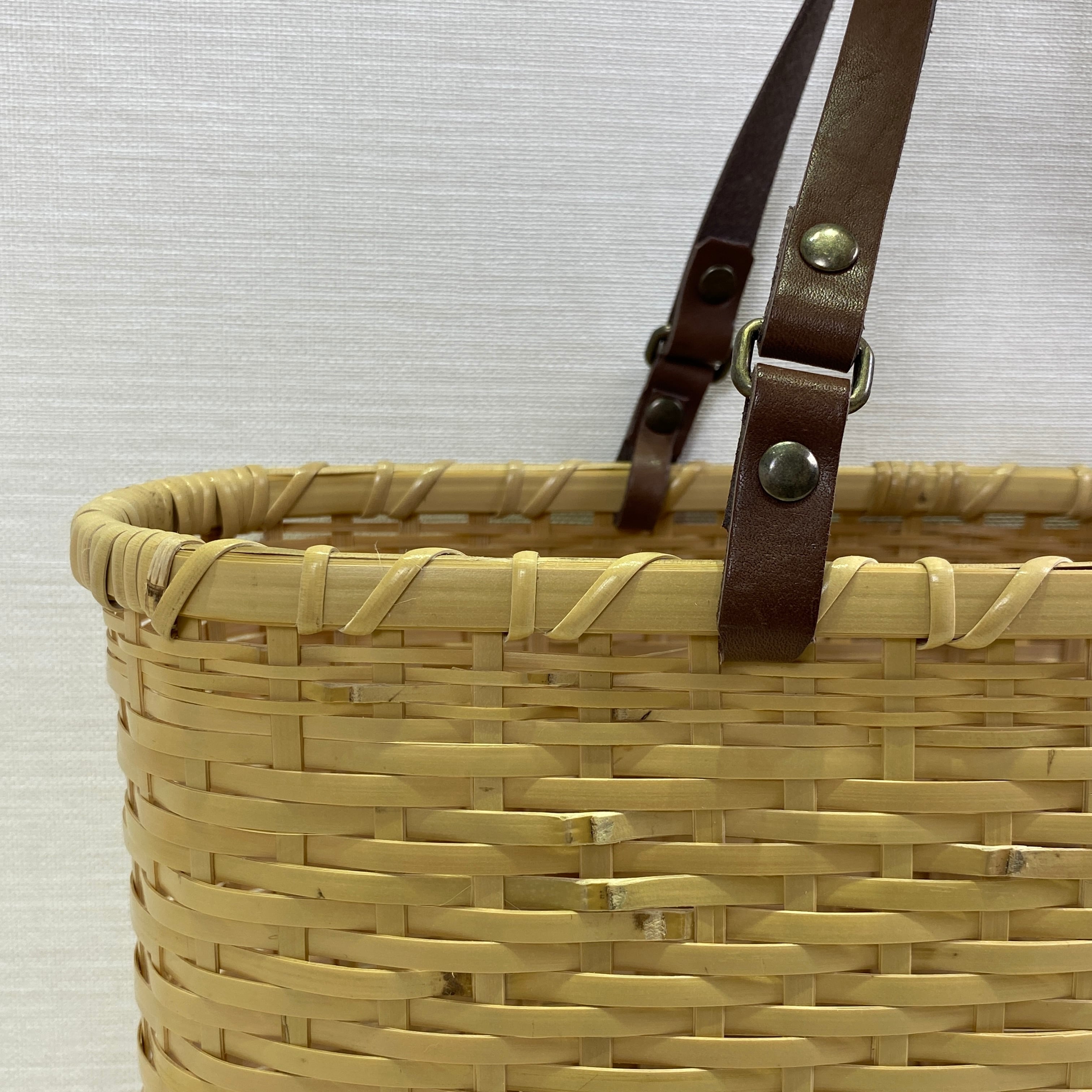 有製咲処 竹かごバッグ 別府竹細工 bamlux L 焦げ茶 | きものの 有製咲処 竹かごバッグ 別府竹細工 bamlux L 焦げ茶 | きものの