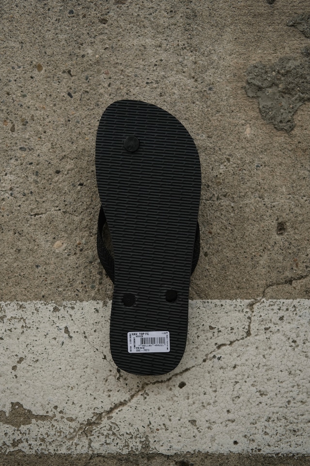 Utah/"havaians" TOP beach sandal/black