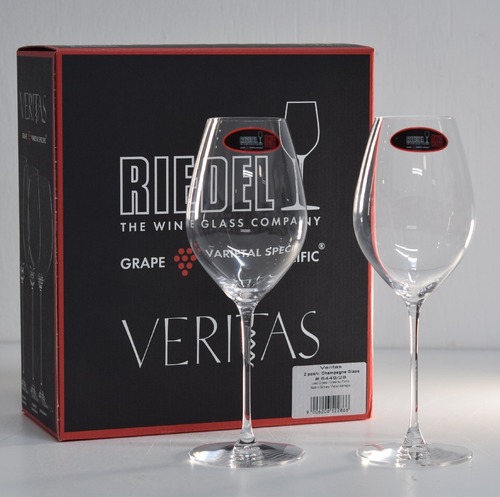 ドイツ  RIEDEL リーデル　VERITAS シャンパングラス　ペア　未使用、箱入り