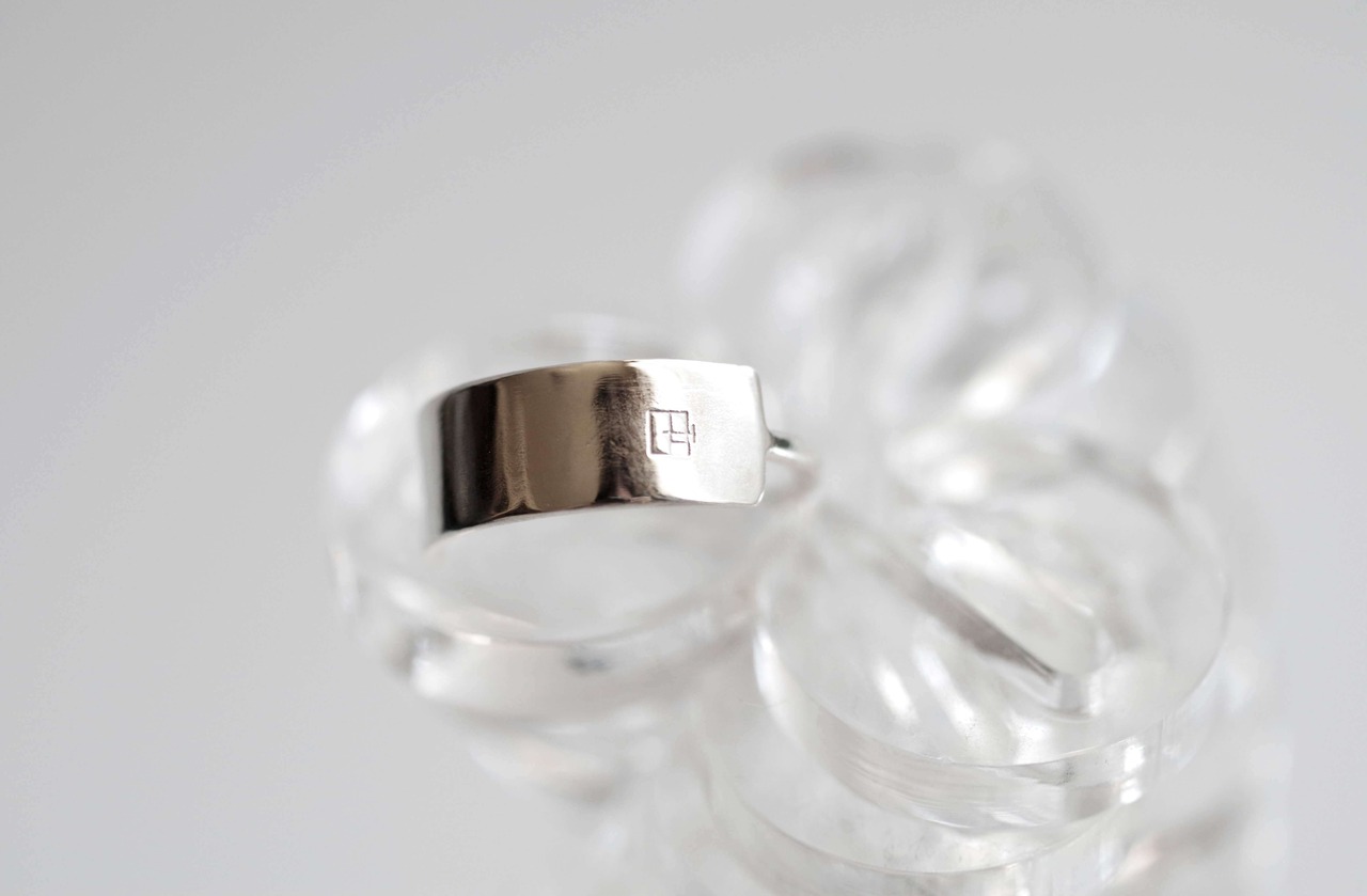 new Logo “CO” - Ear Cuff / Ring ：Silver｜2WAYイヤカフ兼リング／厚み・強度アップ（SV925）
