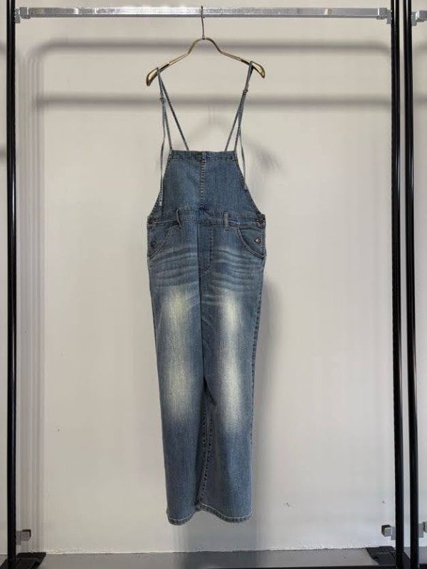 【1月中旬頃入荷次第お届けのご予約】 MARGAUX VINTAGE/マルゴーヴィンテージ デニムサロペット MG AL - 27016 - S