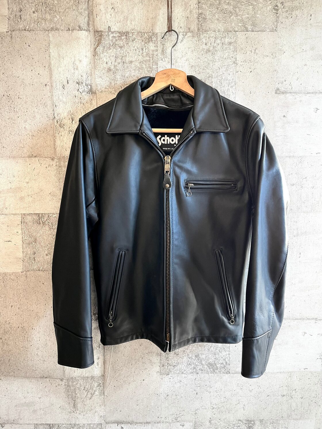 90s00s USA製 SCHOTT NYC #101 COWHIDE LEATHER RIDERS JACKET OLD 