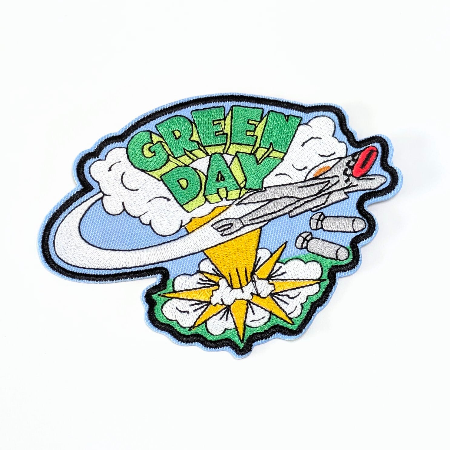 ♧送料無料！ ★刺繍アイロンワッペン★【 Green Day（ グリーンデイ）】 『 Dookie / ドゥーキー 』パンクロック〚アメリカン雑貨 アメトイ〛