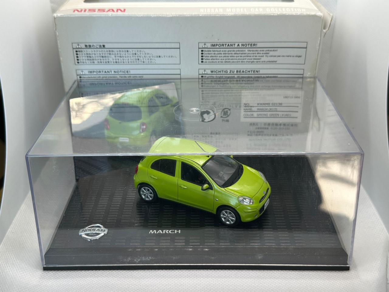【ディーラー特注】 1/43 日産 マーチ K13 (スプリング グリーン)買取品