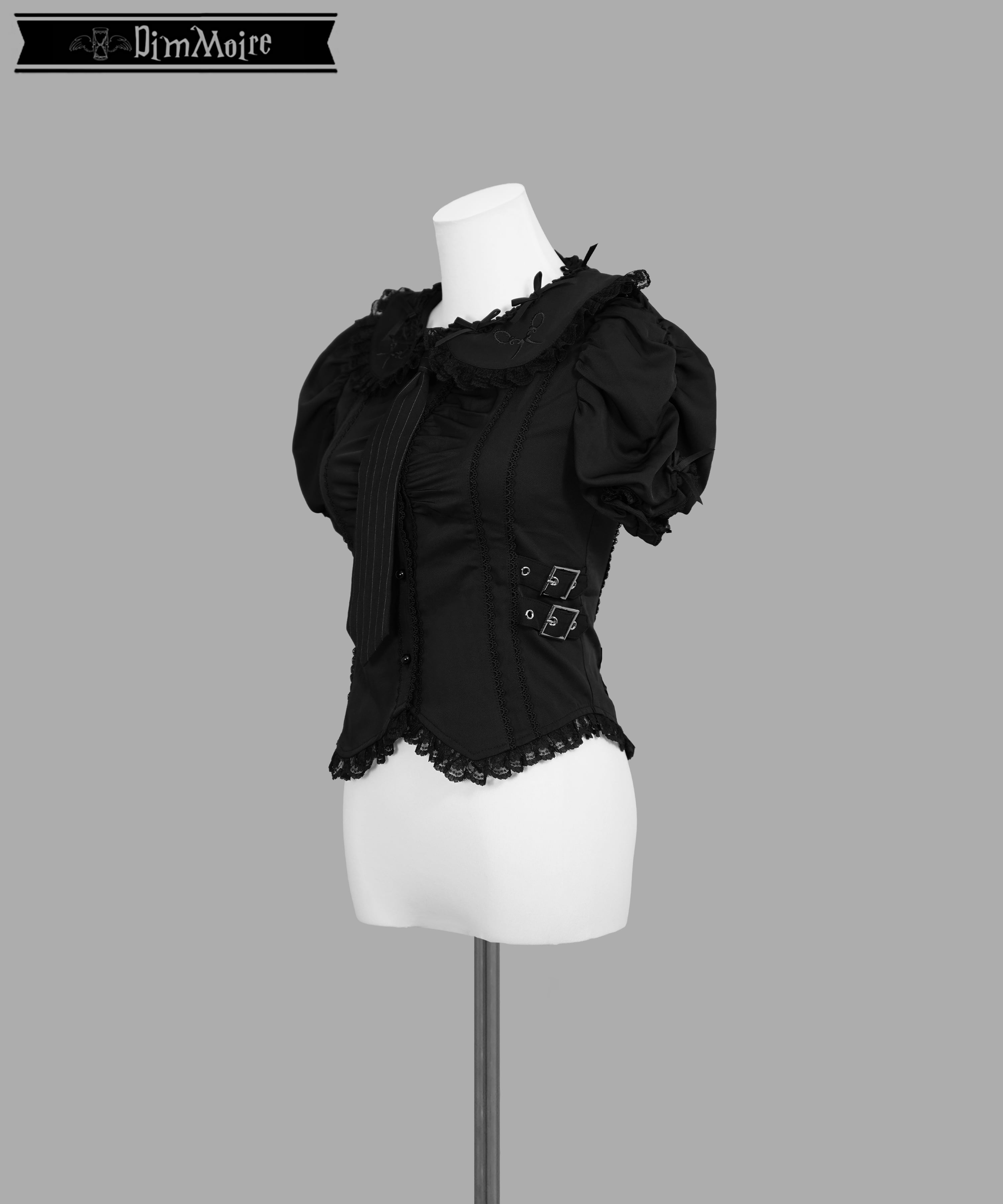 絶フリルブラウス‎【Black】 | DimMoire