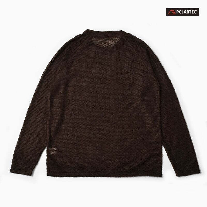 MMA(MOUNTAIN MARTIAL ATRTS) MMA POLARTEC® Alpha direct Long Tee (Chocolate)