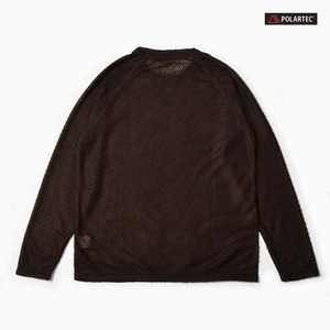 MMA(MOUNTAIN MARTIAL ATRTS) MMA POLARTEC® Alpha direct Long Tee (Chocolate)