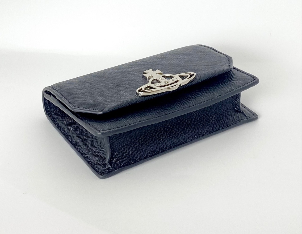 ヴィヴィアン・ウェストウッド 名刺入れ カードケース 51040067U-SAFFIANO/BLACK/N402