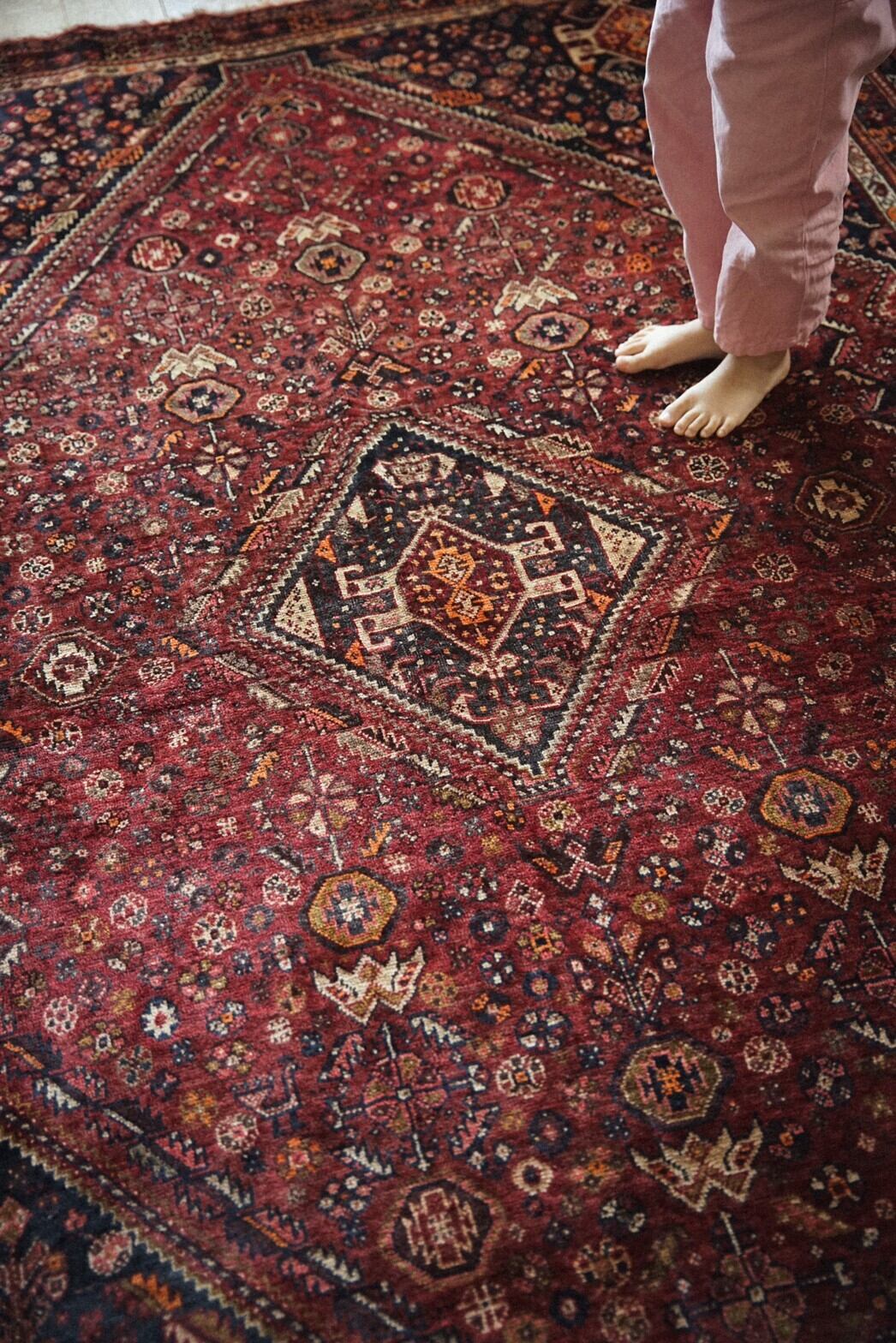 618 -Semi Antique Qashqai rug