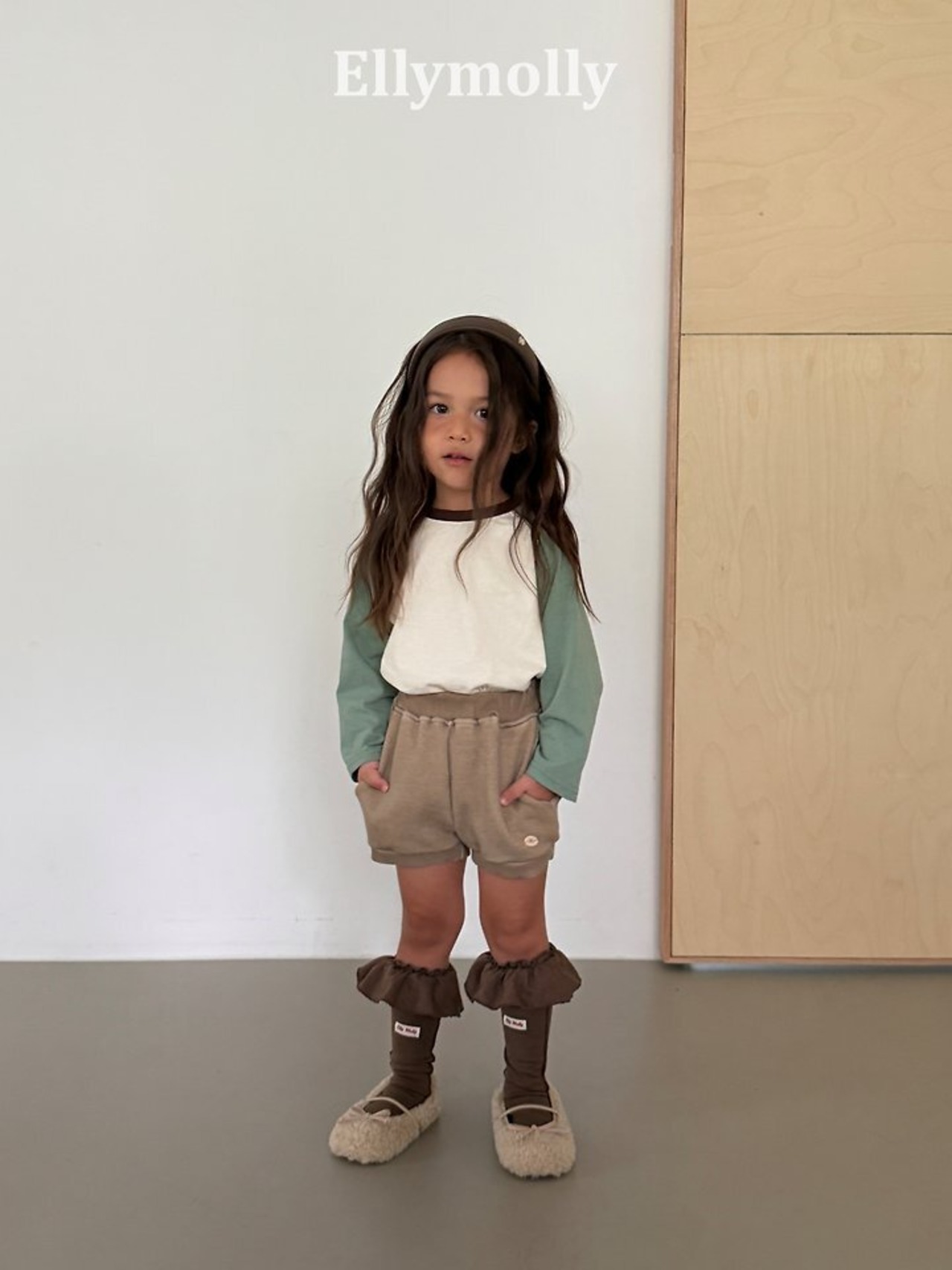 韓国子供服 / 26Autumn / ELLY MOLLY / アーチピッグショーツ / 秋服 *5~15*