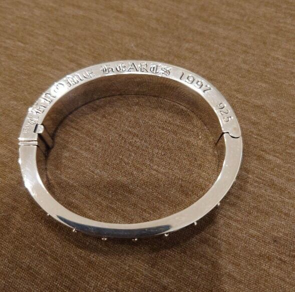 CHROME HEARTS クロムハーツ ナロー V バンド CH プラス バングル 