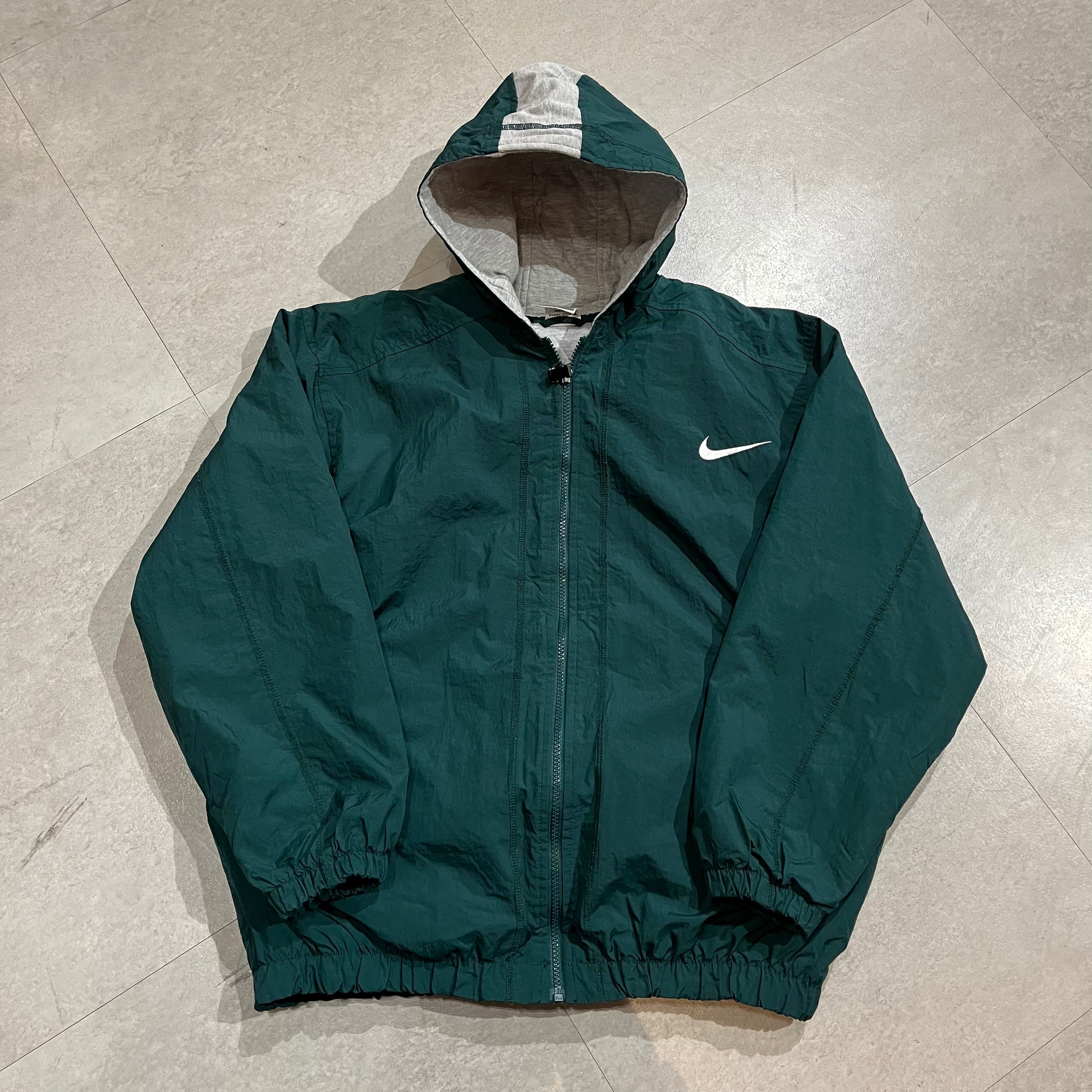 90年代 size：XL【 NIKE 】ナイキ 中綿ナイロンジャケット ナイロン ...