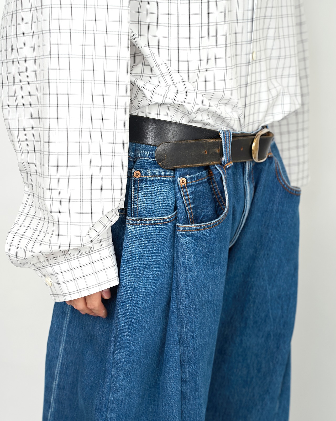 BLESS "Triplejeans 〔Vintage Denim Blue〕Size : L"
