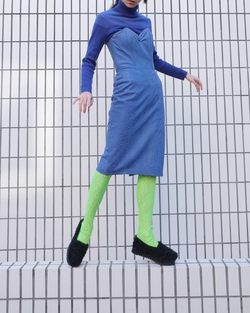 ネット限定 Daughter ワンピース Vintage 即興 Sokkyo ひざ丈ワンピース Www Reinnec Cl